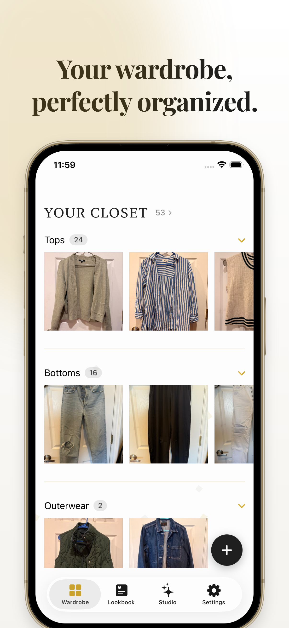 Threadlist wardrobe screen